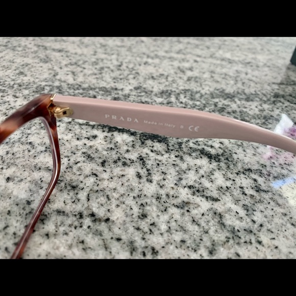 Taupe Colored Prada eyeglasses - Picture 5 of 6